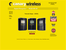 Tablet Screenshot of canarywireless.com